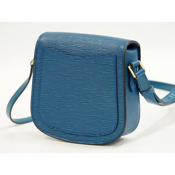 Louis Vuitton Pochette Epi Leather Toledo Blue LV Mini Shoulder Bag - Picture 2 of 3